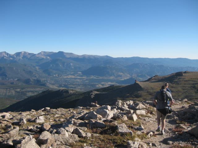 Running Down from Granite Pass