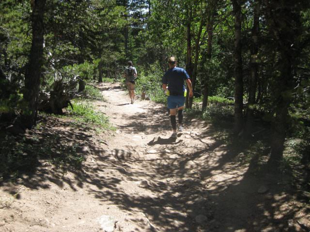 Running Down to Longs Peak Trailhead