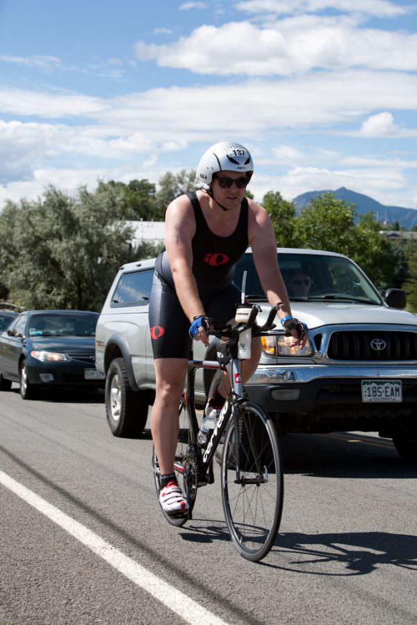 Ironman Boulder 2010 Bike Finish