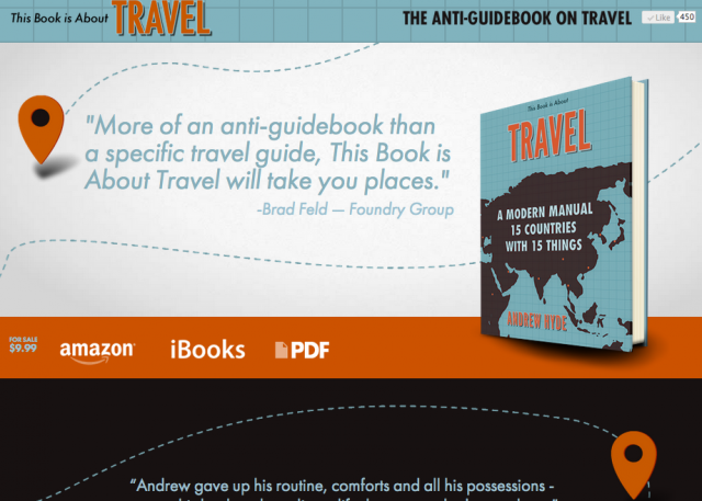This Book is About Travel Website