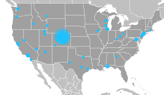 TEDxBoulder ticket holder map