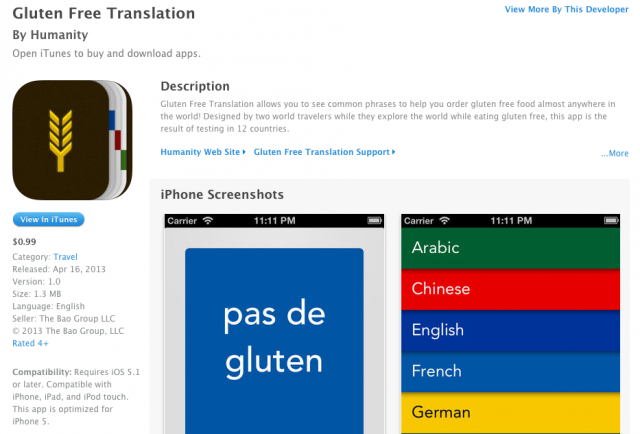 Gluten Free Translation