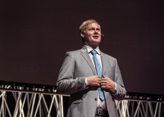 Andrew Hyde hosting TEDxBoulder 2014